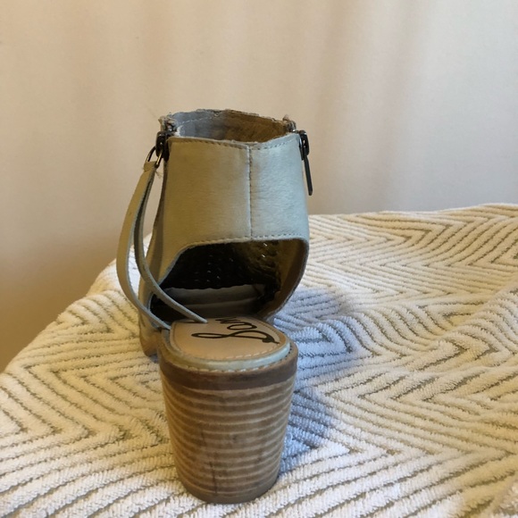 Sam Edelson Leather Sling Wedge - Picture 4 of 6